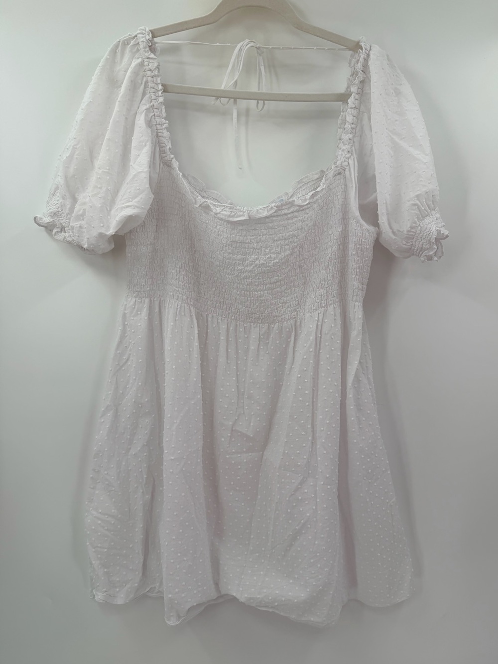Hill House White Swiss Dot Athena Nap Dress XXL - Picture 2 of 5